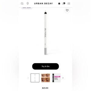 Urban Decay 24/7 Glide-On Eye Pencil Yeyo metallic white